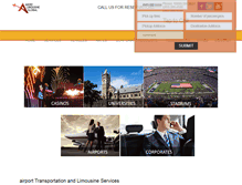 Tablet Screenshot of jfkairporttransportationct.com